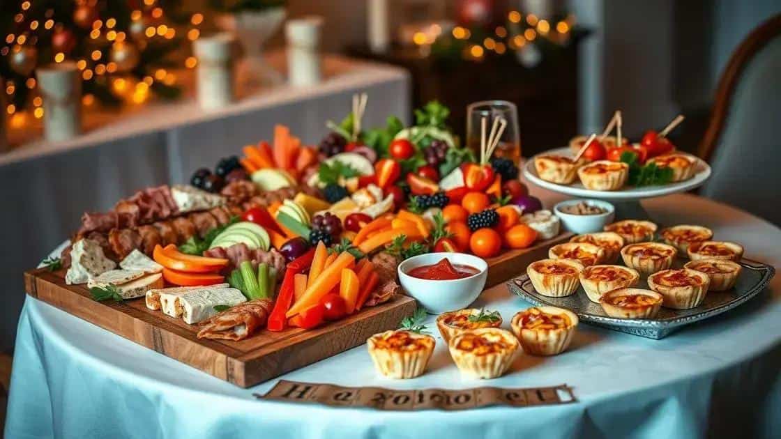 aperitivos criativos para começar a festa