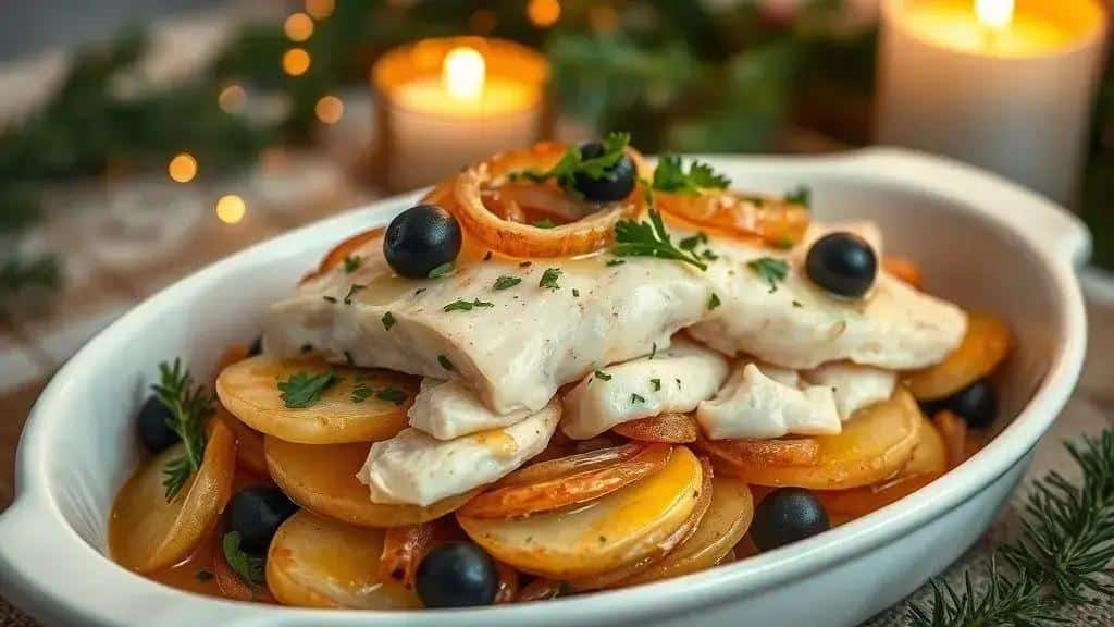 Bacalhau à Gomes de Sá Natalino