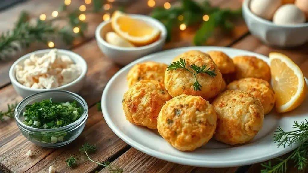 Bolinho de Bacalhau Crocante para Ceia