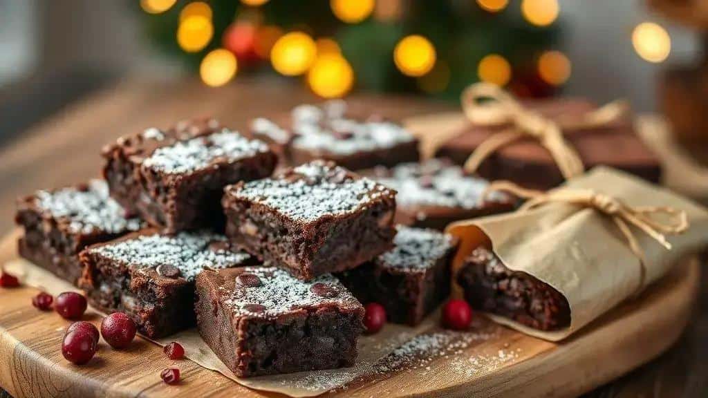 Brownie de Natal (Massa Perfeita para Presentear)