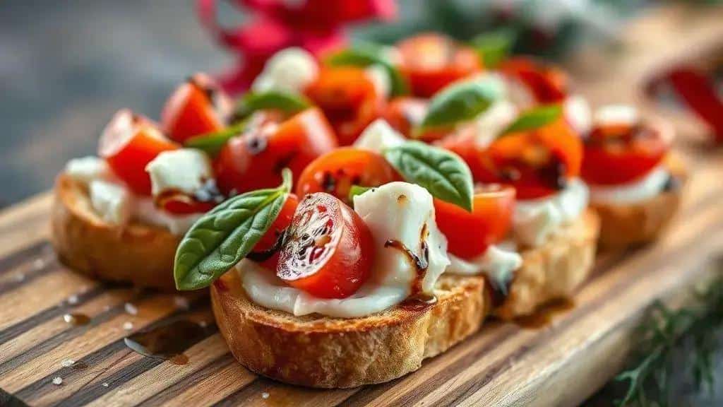 Bruschetta Caprese Natalina
