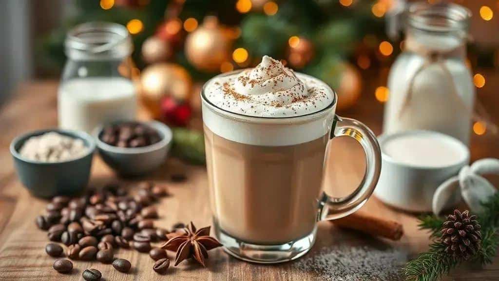 Capuccino Cremoso para Ceia de Natal