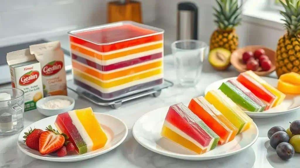 Combinações de cores, sabores e texturas