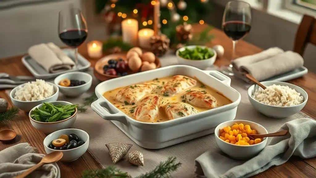 Como montar a mesa da ceia com o fricassê Como montar a mesa da ceia com o fricassê