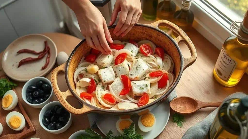 Como preparar a bacalhoada portuguesa tradicional