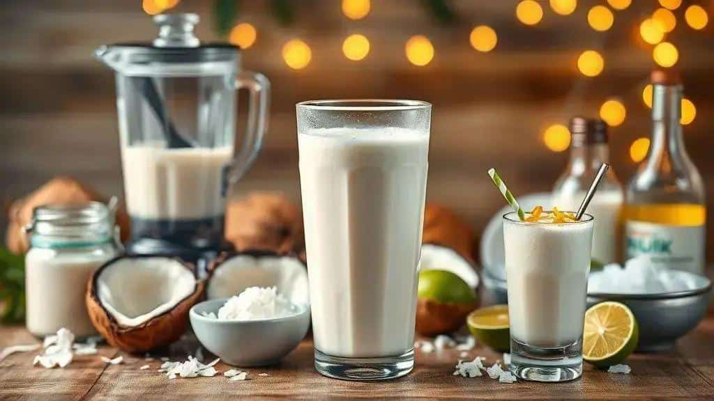 Como preparar a batida de natal com leite condensado e coco Como preparar a batida de natal com leite condensado e coco