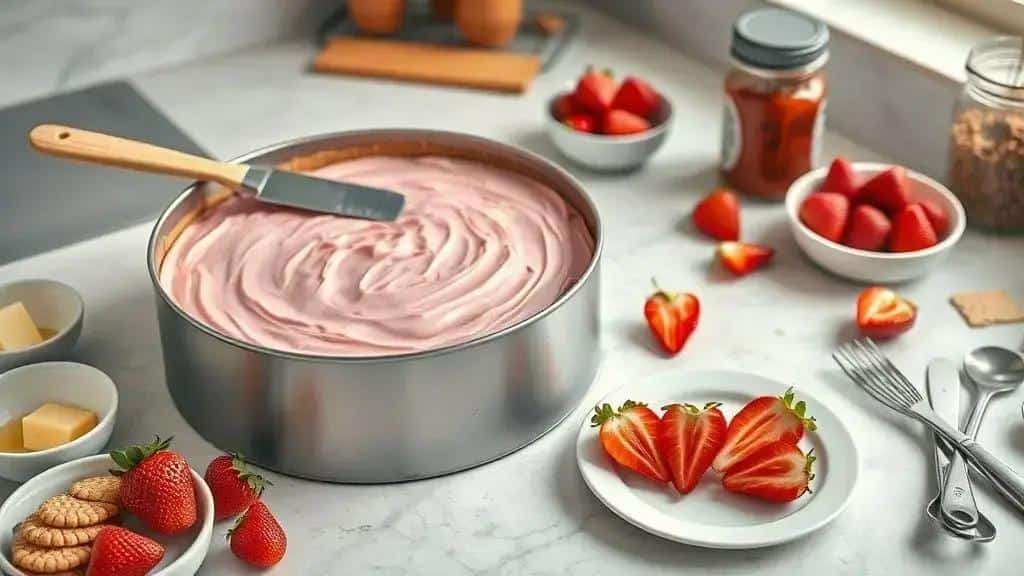 Como preparar a torta de morango gelada (passo a passo)