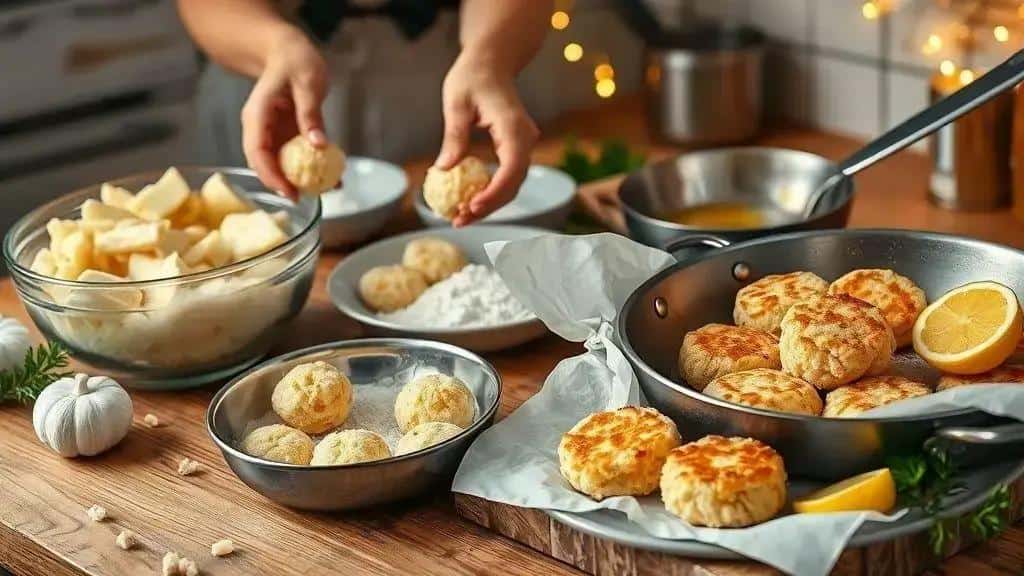 Como preparar bolinho de bacalhau crocante para ceia Como preparar bolinho de bacalhau crocante para ceia