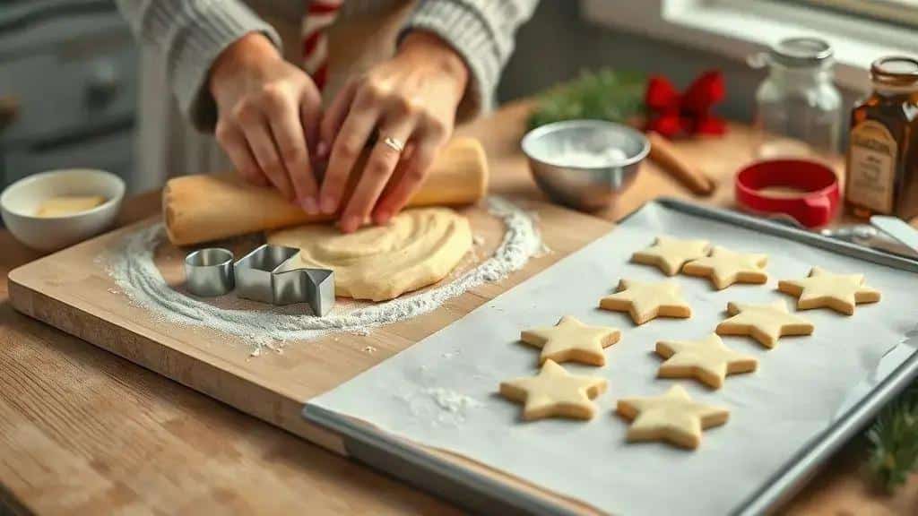 Como preparar o biscoito amanteigado de Natal