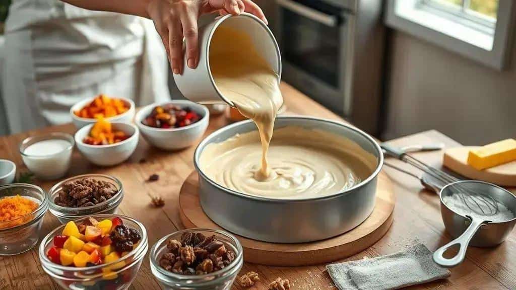 Como preparar o bolo de Natal com frutas cristalizadas