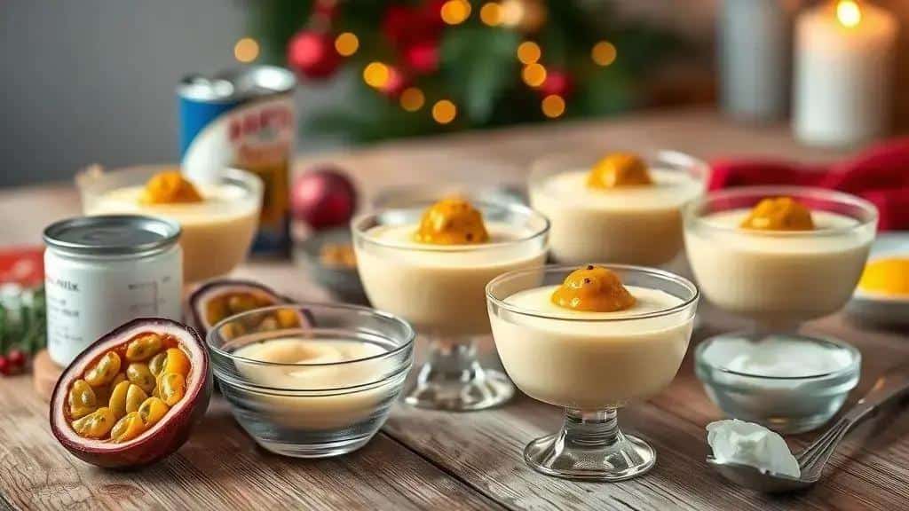 Como preparar o mousse de maracujá de Natal fácil