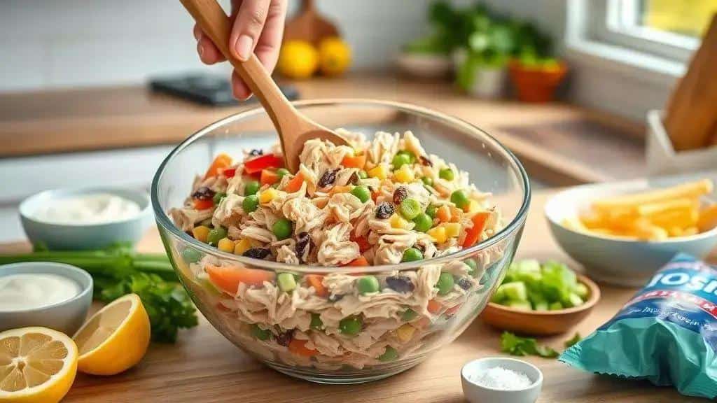 Como preparar o salpicão de frango cremoso passo a passo