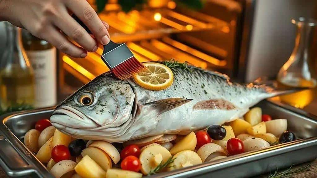 Como preparar Peixe Assado ao Forno para Ceia de Natal Como preparar Peixe Assado ao Forno para Ceia de Natal