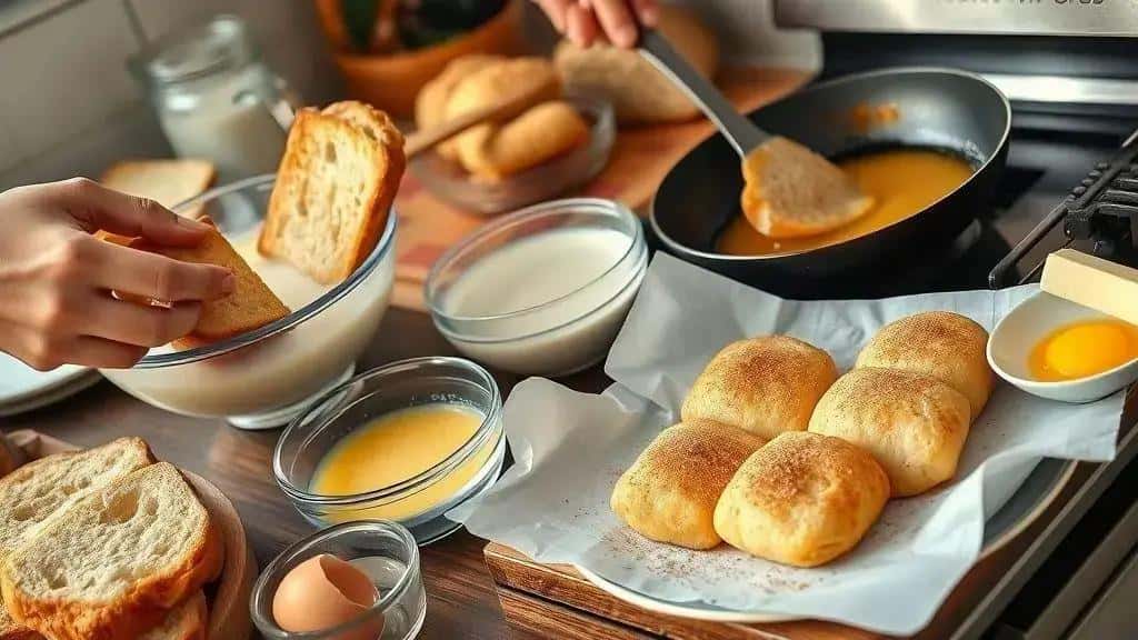 Como preparar rabanada tradicional brasileira passo a passo