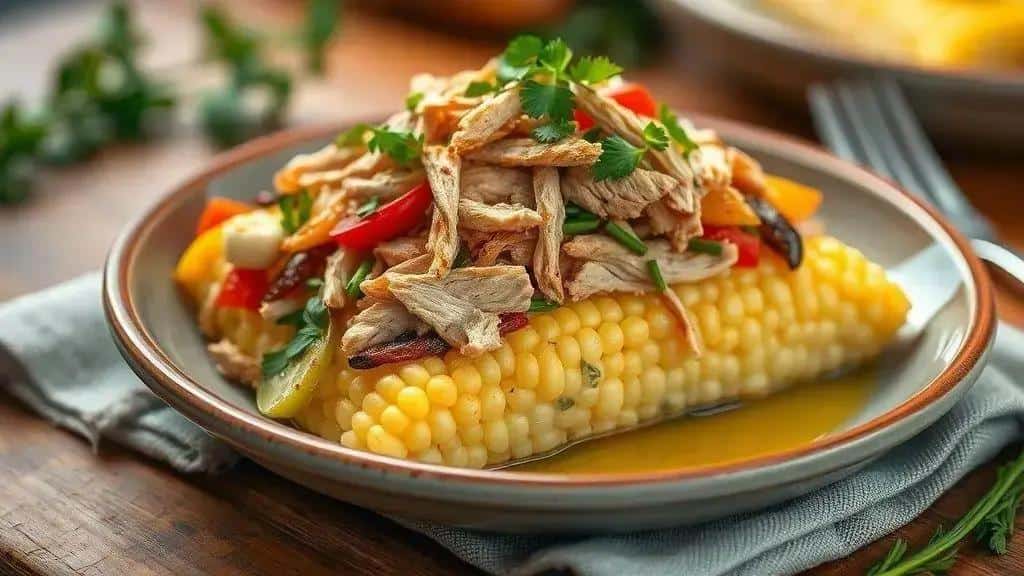 Cuscuz de Natal com Legumes e Frango