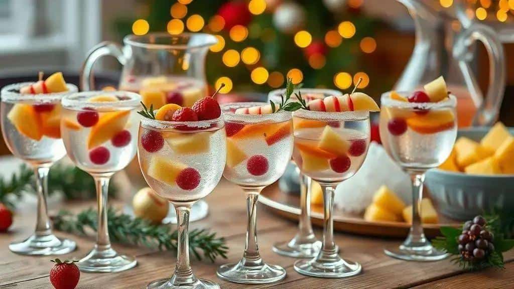 Dicas para servir e decorar taças festivas
