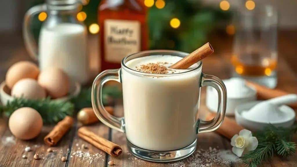 Eggnog (Gemada de Natal Americana) Receita Original