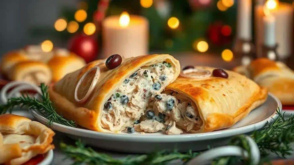 Empadão de Frango de Natal Cremoso