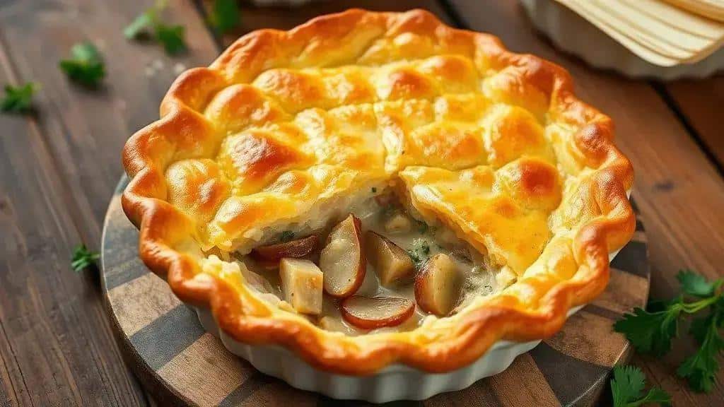 Empadão de Palmito Vegano