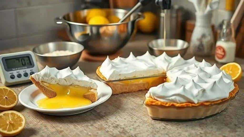 Erros comuns e como corrigi-los na torta de limão