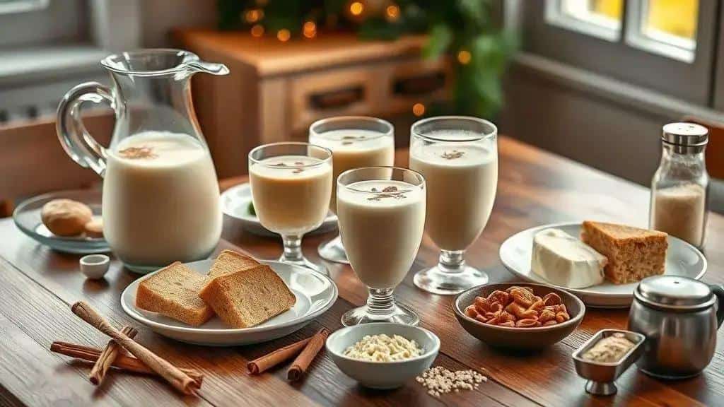 Harmonização e ocasiões para servir o eggnog brasileiro
