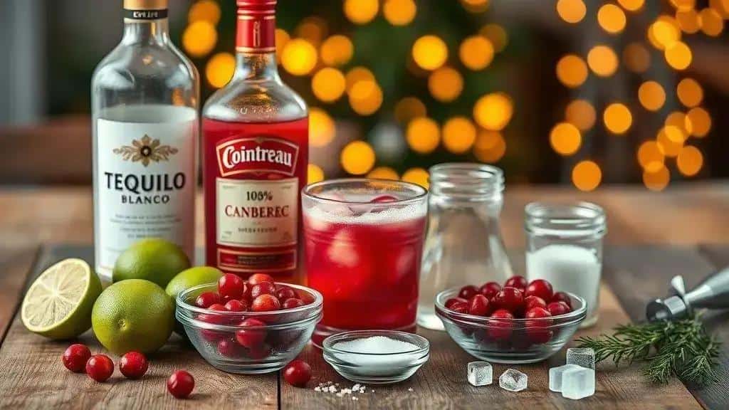 Ingredientes da receita Margarita de Cranberry