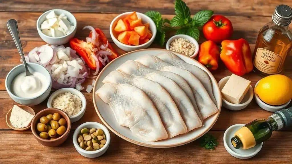 Ingredientes do Pirarucu de Casaca Especial