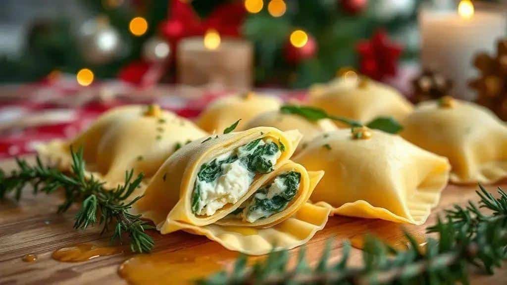 Massa Recheada (Ravioli) para Ceia Vegetariana