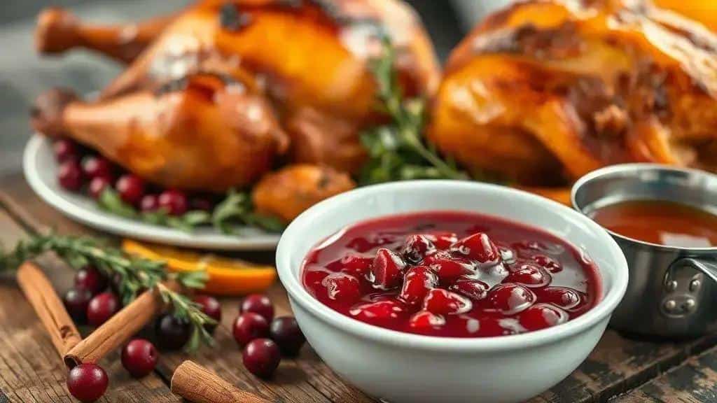 Molho de Cranberry Caseiro para Aves Assadas