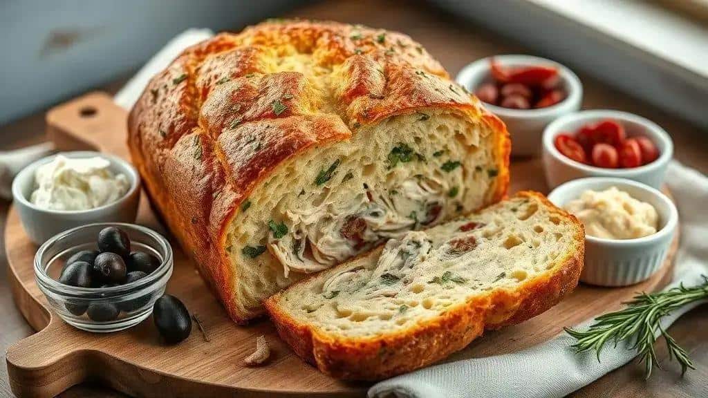 Panetone Salgado Recheado (Receita para Entradas)