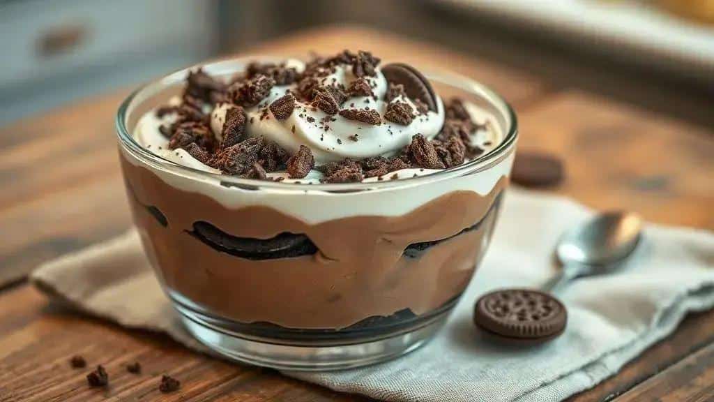 Pavê de Chocolate Cremoso