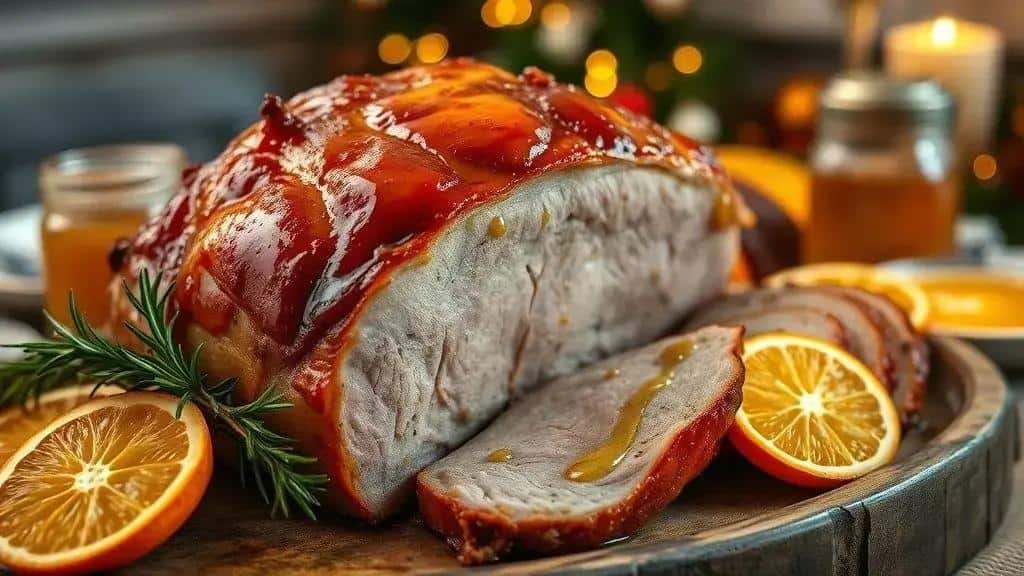 Pernil Suíno com Mel e Mostarda