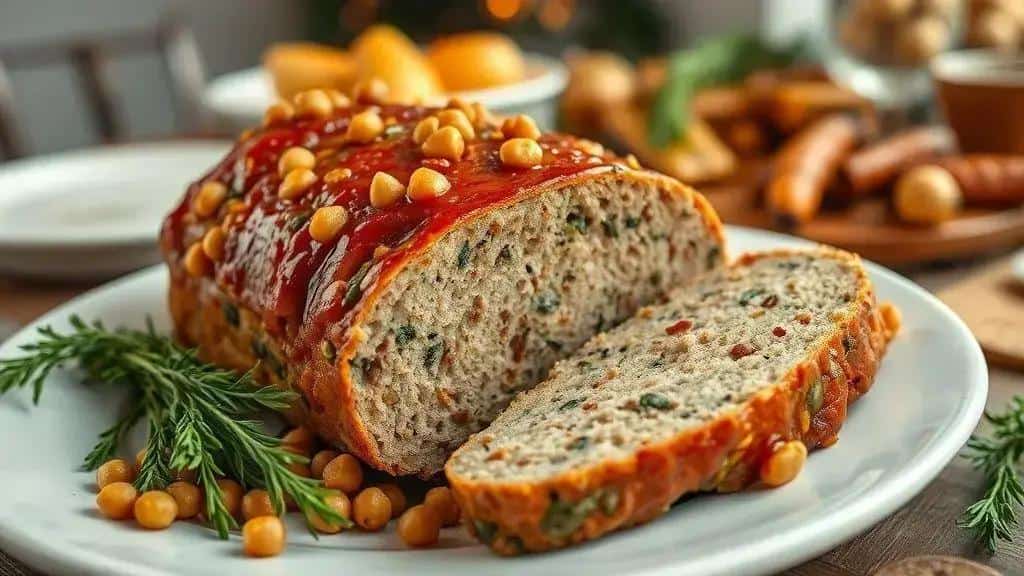 Peru Vegano de Natal: Receita com Grão-de-Bico e Lentilha