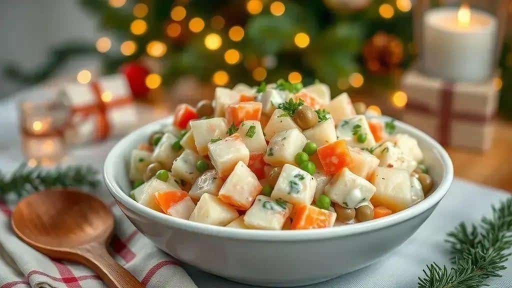 Salada de Batata Simples para Ceia de Natal