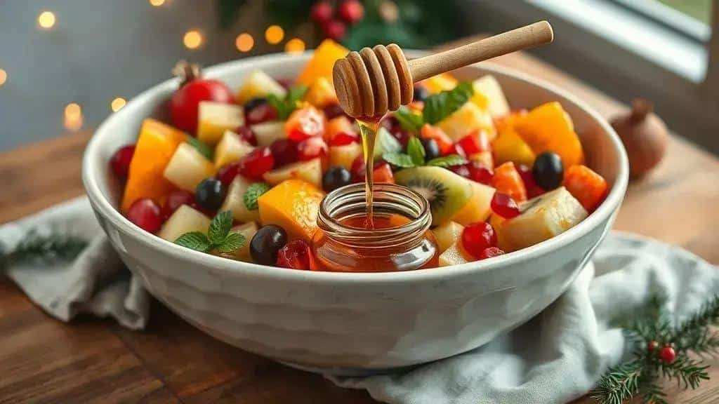 Salada de Frutas da Época com Toque Especial de Mel