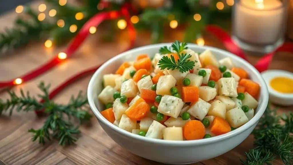 Salada de Maionese Clássica para Ceia de Natal