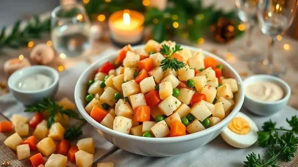 Salada de Maionese Clássica para Réveillon