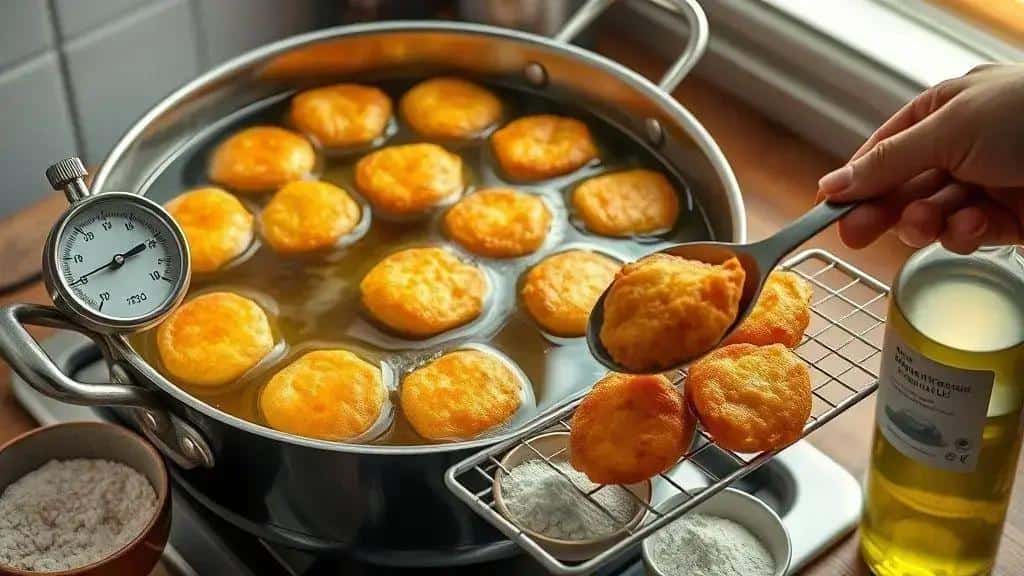 Segredos para fritura crocante e sem gordura excessiva