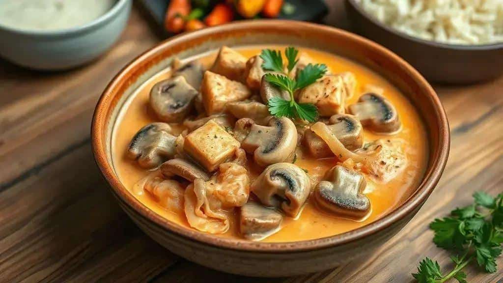 Strogonoff Vegano de Proteína