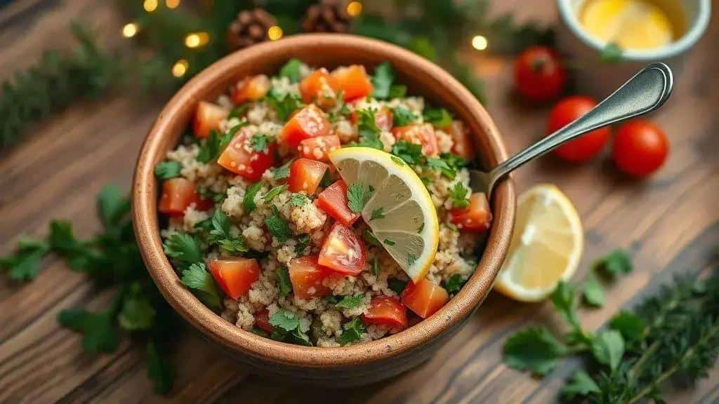 Tabule Refrescante para Ceia de Natal