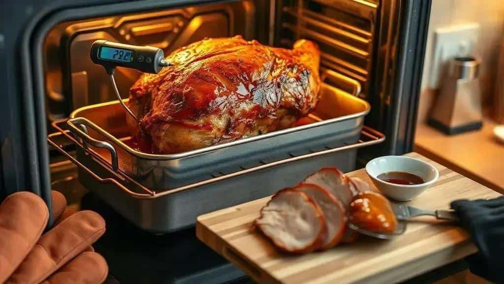 Tempo, rendimento e temperatura do forno