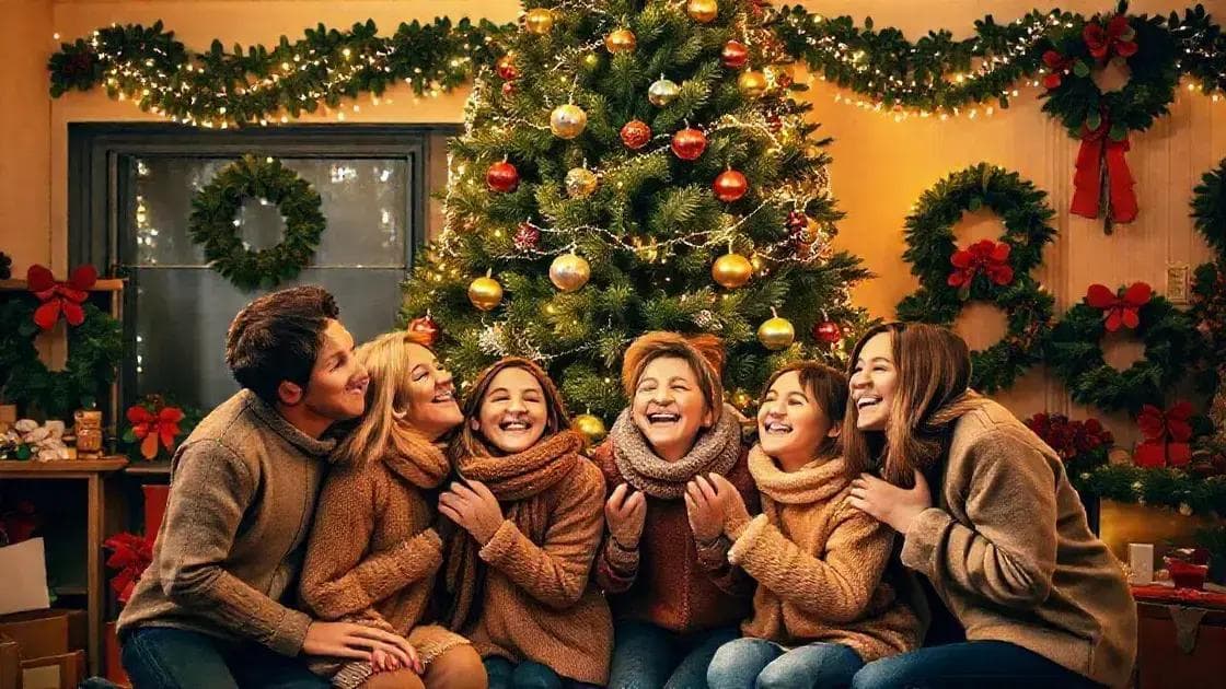 ideias de poses para fotos em família