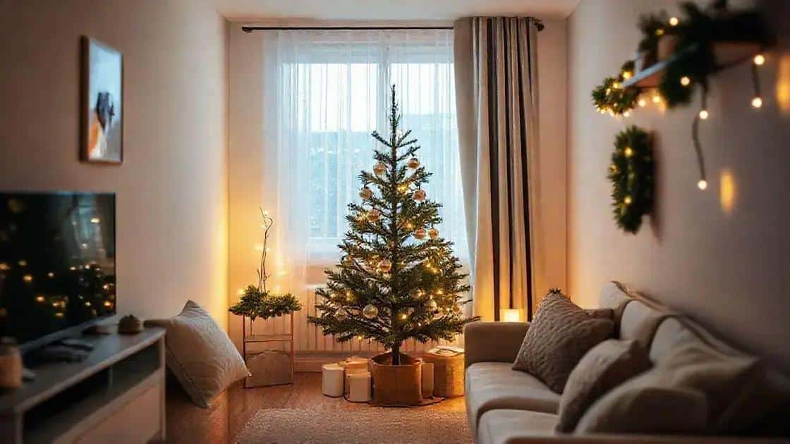 Decoração de Natal Criativa para Espaços Pequenos