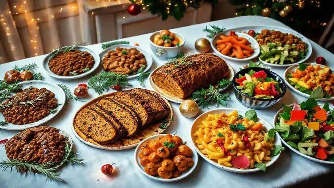 Pratos principais veganos para a ceia de Natal
