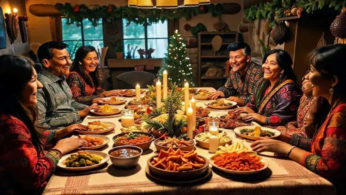 Receitas tradicionais de natal indígenas
