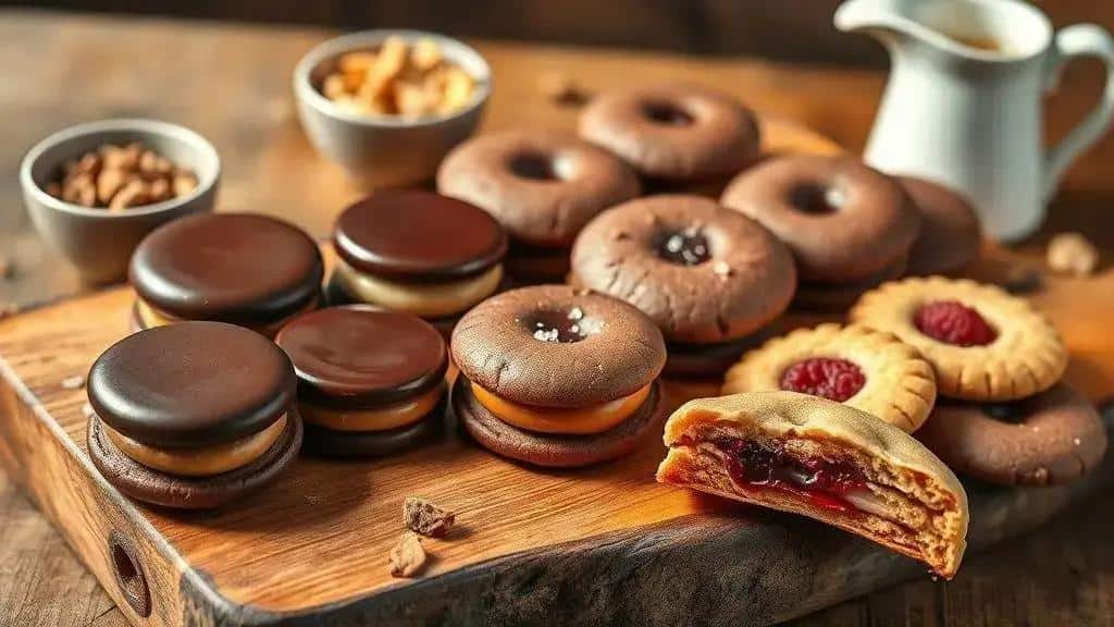 Variações da casadinha de chocolate