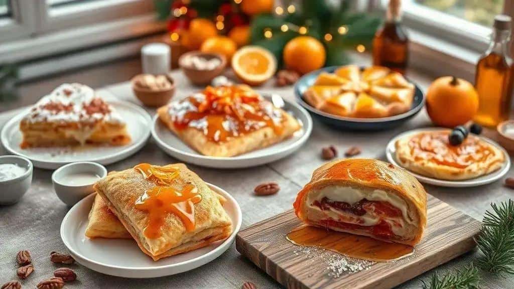 Variações da rabanada de Natal assada Variações da rabanada de Natal assada