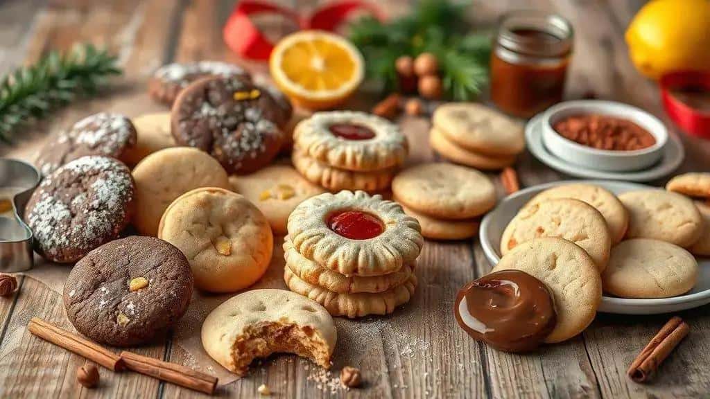 Variações do biscoito amanteigado de Natal