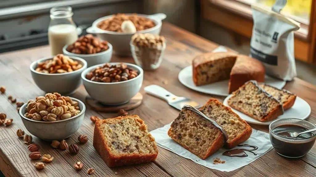 Variações do bolo de nozes (nozes, castanhas e versões veganas)