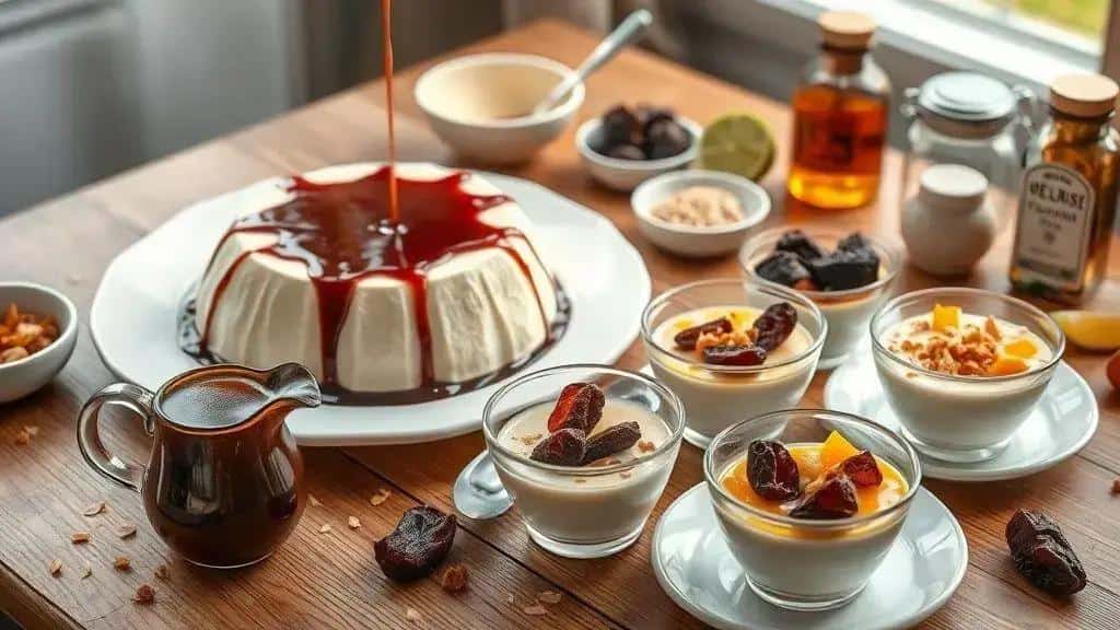 Variações do manjar de coco para réveillon